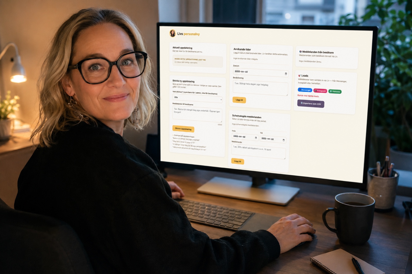 Jennie Kindstrand arbetar i Livs personalvy på Hälsofabriken